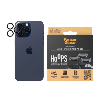 Billede af Panzerglass Hoops Apple iPhone 15 Pro/Pro Max
