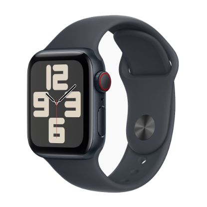 Billede af Apple Watch SE GPS + Cellular 40mm Midnight Aluminium Case with Midnight Sport Band - S/M
