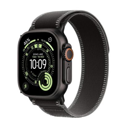 Billede af Apple Watch Ultra 3 GPS + Cellular 49mm Black Titanium Case with Black/Charcoal Trail Loop - M/L
