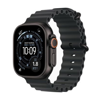 Billede af Apple Watch Ultra 3 GPS + Cellular 49mm Black Titanium Case with Black Ocean Band
