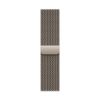 Billede af (New) Apple Watch Series 11 GPS + Cellular 46mm Natural Titanium Case with Natural Milanese Loop - M/L