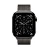 Billede af (New) Apple Watch Series 11 GPS + Cellular 46mm Slate Titanium Case with Slate Milanese Loop - M/L